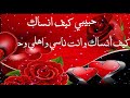 حبيبي كيف انساك كيف أنساك وانت اشواقي 