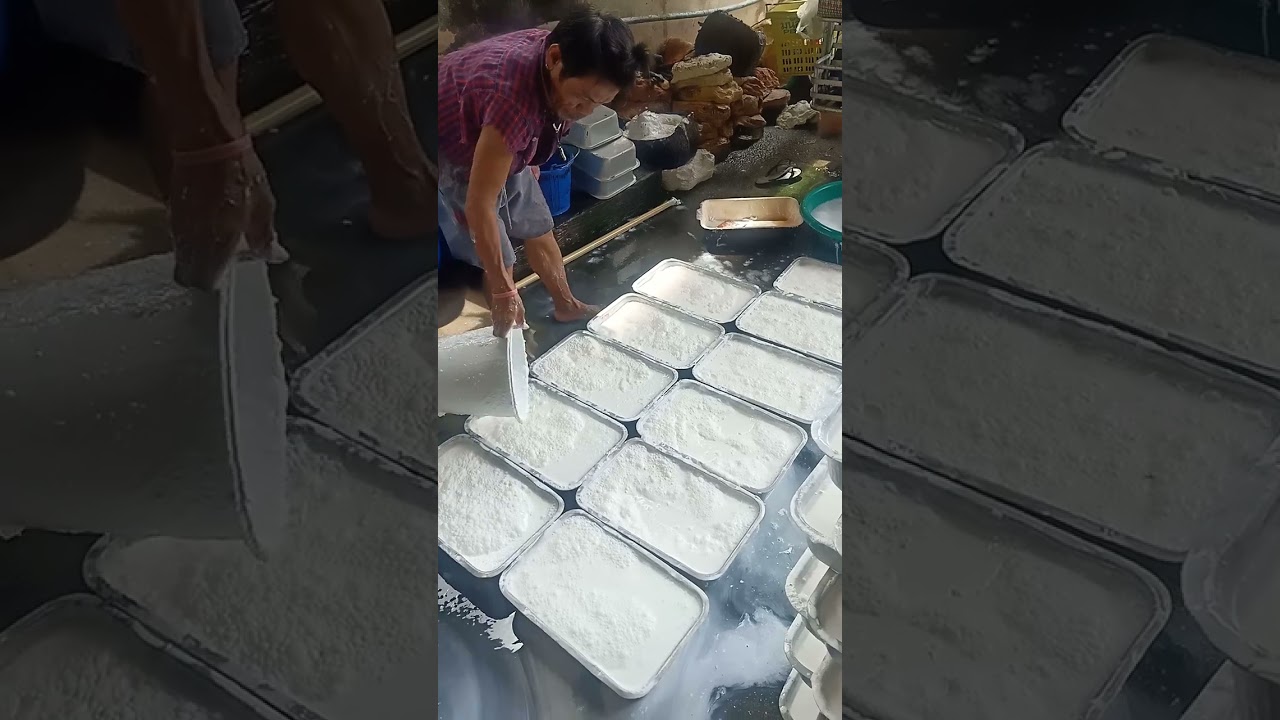 วิธีการทำยางแผ่นขั้นแรก