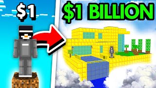 $1 vs $1,000,000,000 Minecraft Island...