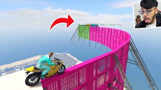 Only 0.1% Bad Boys Can Complete This IMPOSSIBLE Car Parkour in GTA 5!