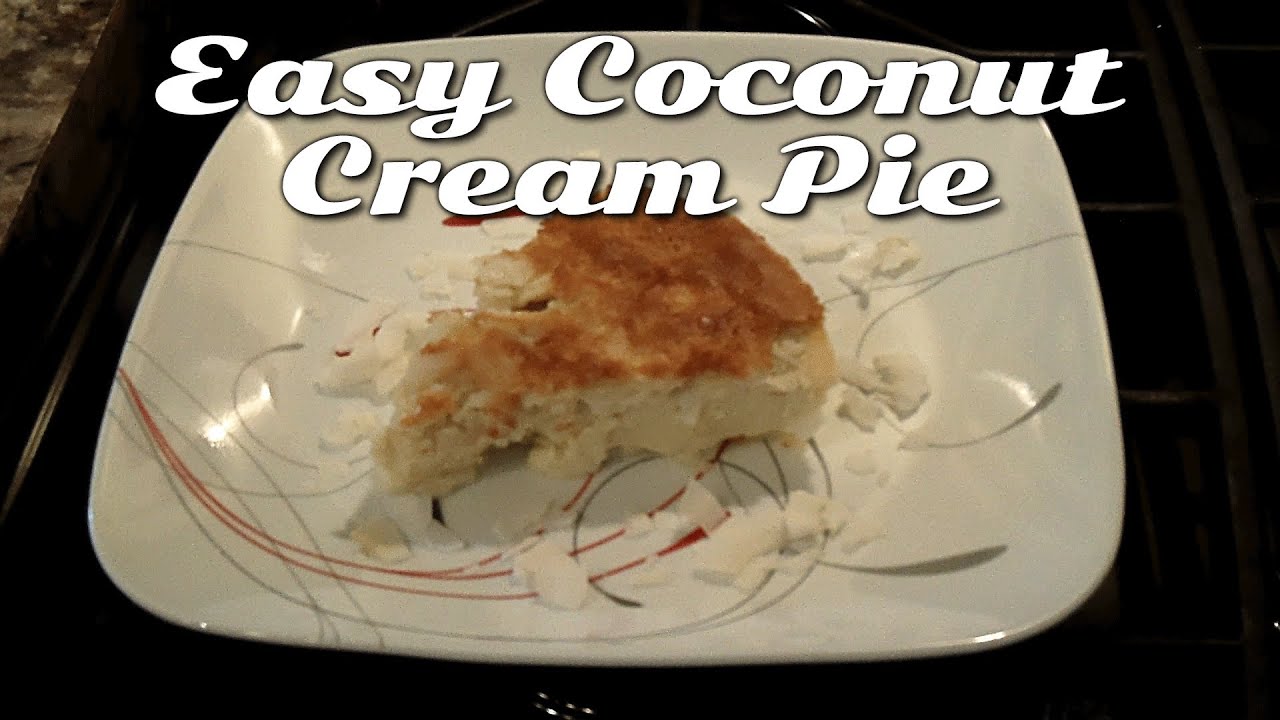 Diabetic-Friendly Easy Coconut Cream Pie - YouTube