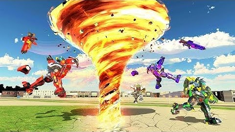 Tornado Robot Car Transform Simulator| Android/IOS Gameplay