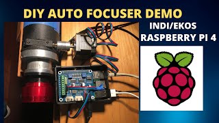 Diy Auto Telescope Focuser Demo Using A Raspberry Pi with Motor Hat - Indi/Ekos