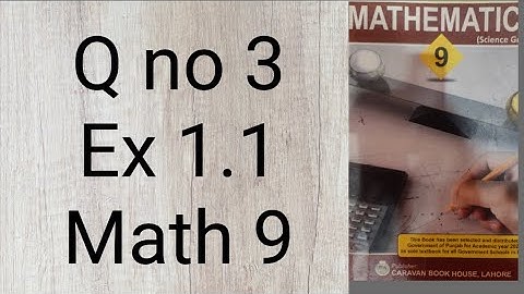 Class 9 Maths  Ex 1.1 || Class 9 Maths Chapter 1 || Matrices And Determinants || Class 9 Maths