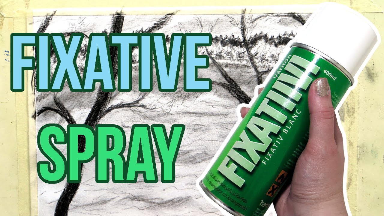 ART DIY: Make you own fixative spray(for charcoal, pencils