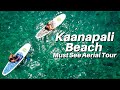 Mauis kaanapali beach experience a breathtaking aerial tour of a hawaiian retreat
