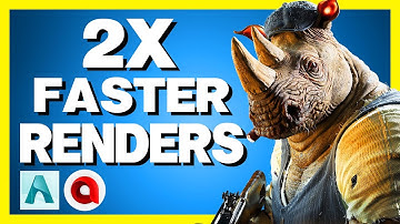 2x FAST and QUALITY Renders With These Settings | #shorts
