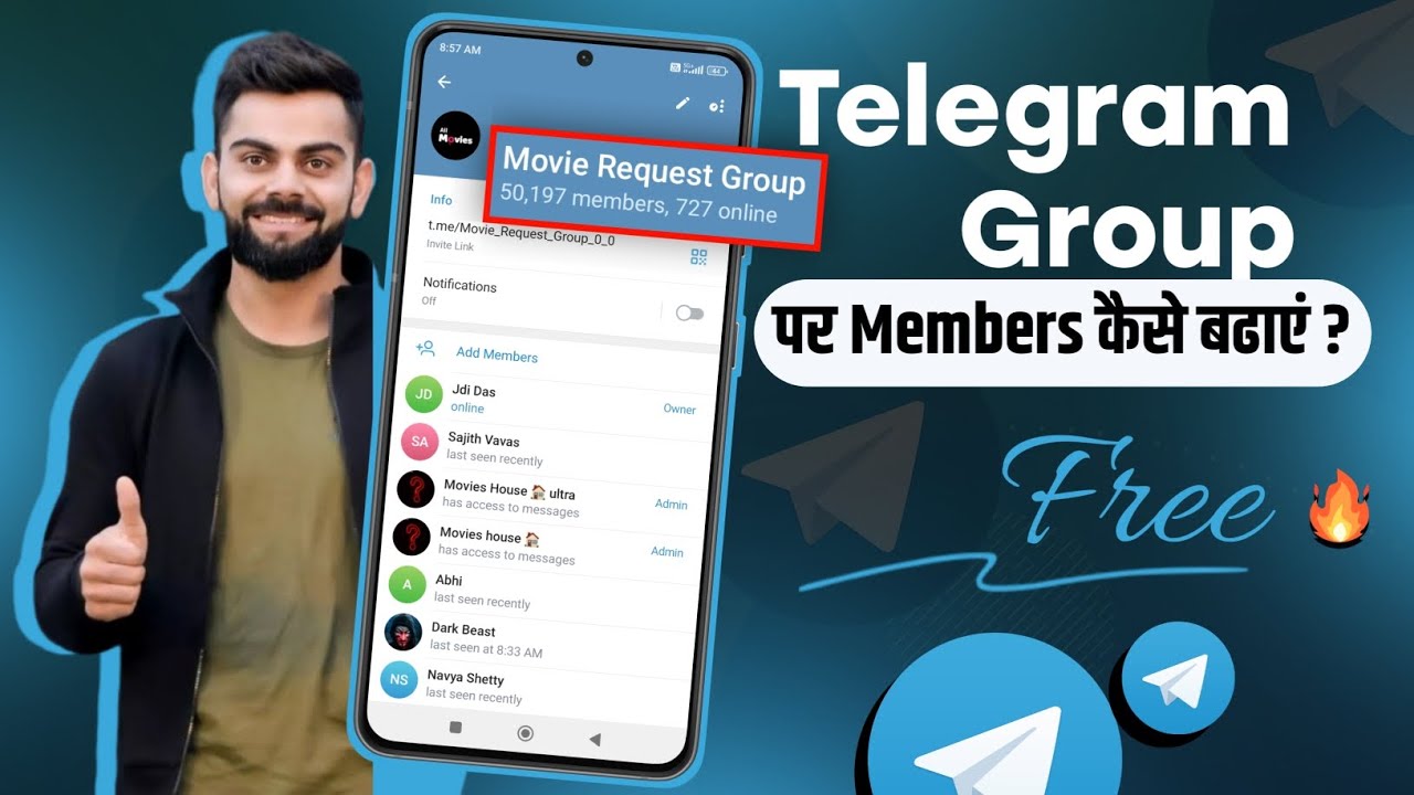 Telegram Group Par Members Kaise Badhaye 2024 Me || How To Increase ...