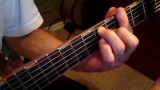 Video thumbnail of "James Taylor- Wandering guitar lesson"