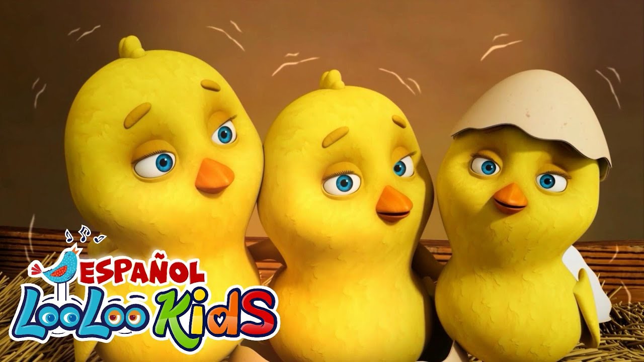 🐥 Los Pollitos Dicen Pío Pío - @LooLooKidsEspanol 🎶 Canción Infantil ...
