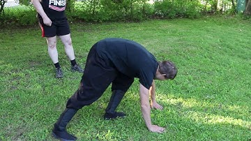 Bujinkan Ninjutsu, 7th Kyu, part 17 - zenpo kaiten with turning using wrist