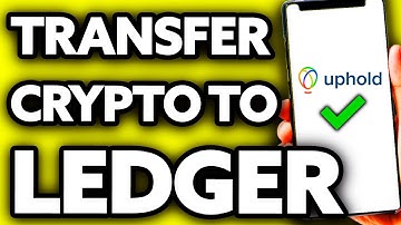 How To Transfer Crypto from Uphold to Ledger Nano X (EASY!)