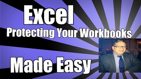 How To Protect Cells In An Excel Spreadsheet - Excel 2007, Excel 2010, Excel 2013, Excel 2016