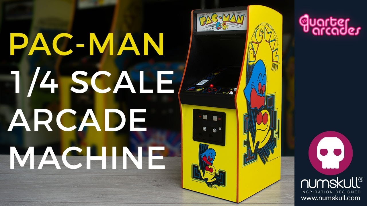 Official Pac Man 1 4 Scale Replica Arcade Cabinet Youtube
