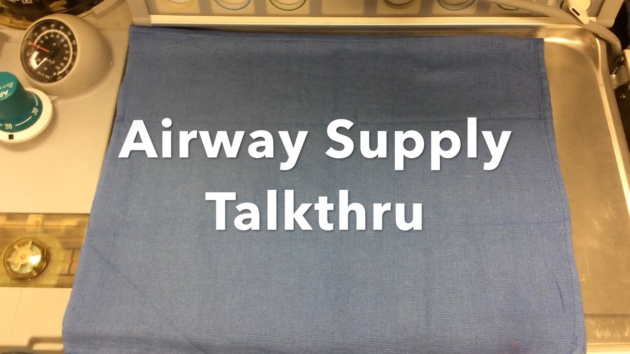 Airway supplies | CRNA School | aishaSRNA