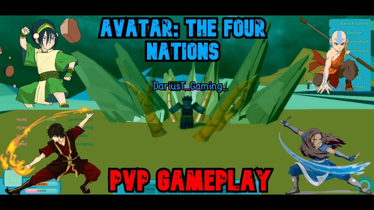 Avatar The Four Nations All Elements Pvp Gameplay Youtube - avatar the four nations roblox