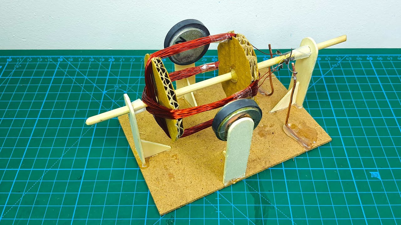 How to Make a DC Motor at Home - YouTube