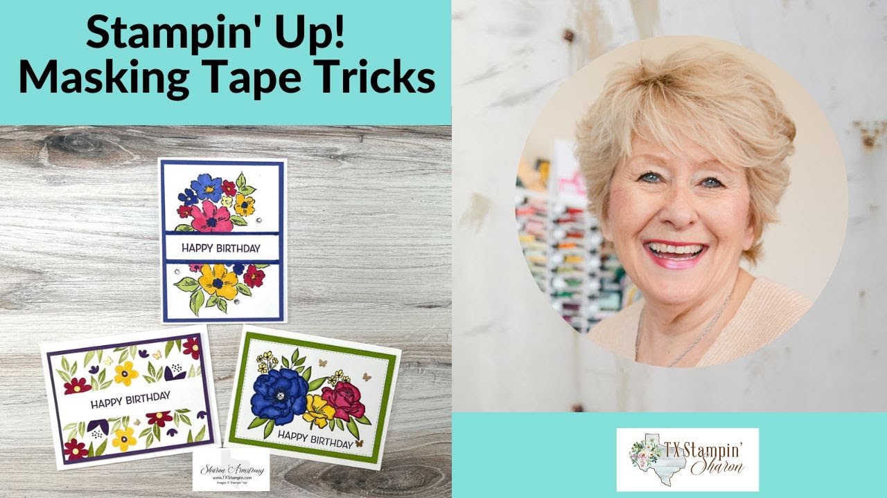 Stampin' Up! Masking Paper: How To Use This Nifty Paper Plus 3 Card Ideas