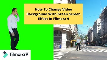 How To Change Video Background With Green Screen Effect In Filmora 9