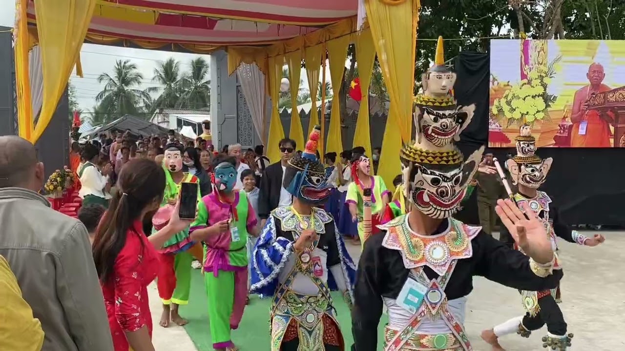 Lể kết sima chùa Khmer trà cú.