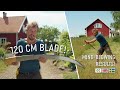 Trying a huge scythe blade  mindblowing results hartstahl 120 cm competition size blade