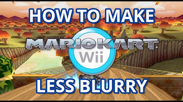 Mario Kart Wii - Removing Background Blur and Glow Effect