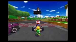 Mario Kart Double Dash Mirror Flower Cup with Toad and Koopa Troopa