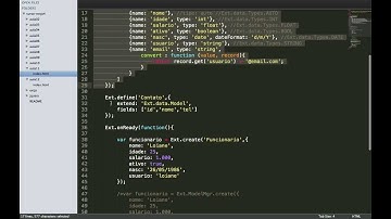 Curso Gratuito ExtJS 4 - Aula 12 - Data Package: Model: Validations