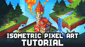 Isometrische pixelart-zelfstudie - Pixelart-tips