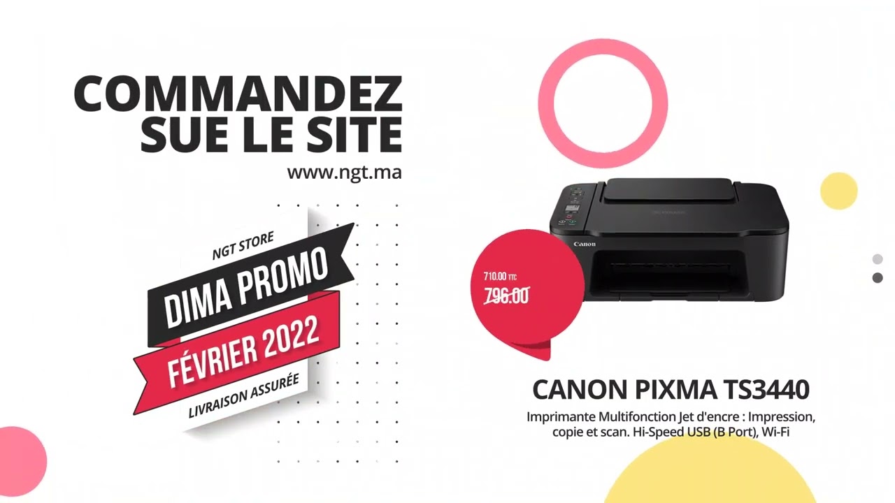 Canon PIXMA TS3450 Imprimante multifonction