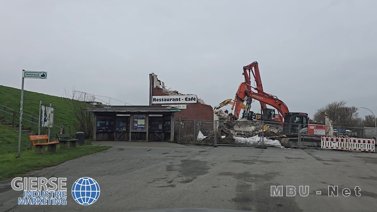 Abriss - Nordseehotel - Am Dockkoog - Husum - Info: Am 15.01.2018 brannte das Hotel ab.