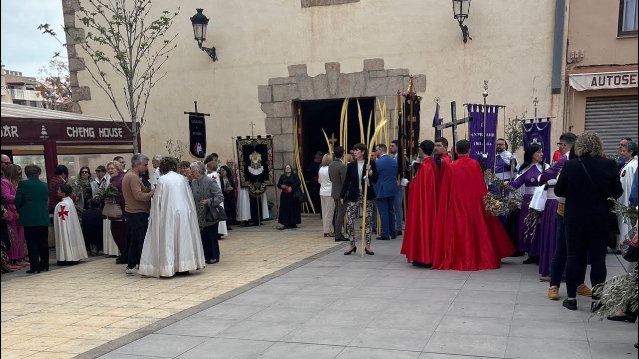 Salida procesión Domingo de Ramos.Semana Santa y Pascua de Alcora 2025.13-04-25