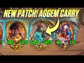 NEW HUGE PATCH! Aggem Carry?! | Hafu HS Battlegrounds