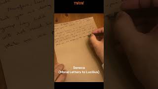 Epistulae Morales Ad Lucilium by Seneca Letter 1 - On Saving Time #shorts #stoicism