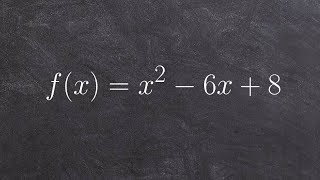 Graphing a quadratic using a table