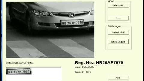 Automatic Number Plate Recognition (ANPR)