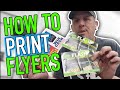 How It's Printed Digital Flyers