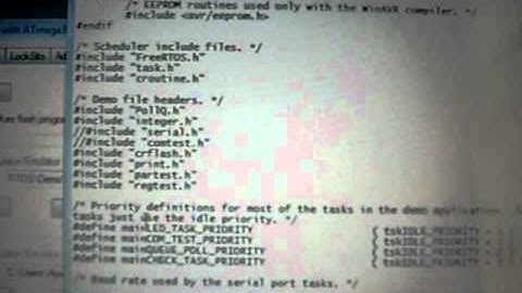FreeRTOS Demo Modification Test