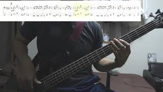 Video thumbnail of "Diana Ross - My Old Piano【Bass Cover + TAB】"