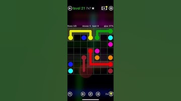 Flow Free - Intro - Bonus Pack - 7x7 Medium - Level 21