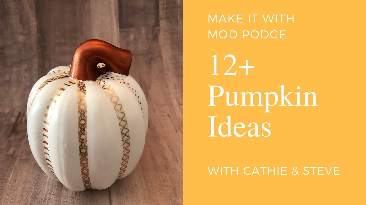 How to Cover Pumpkins with Fabric + Decorating Tips - CATHIE