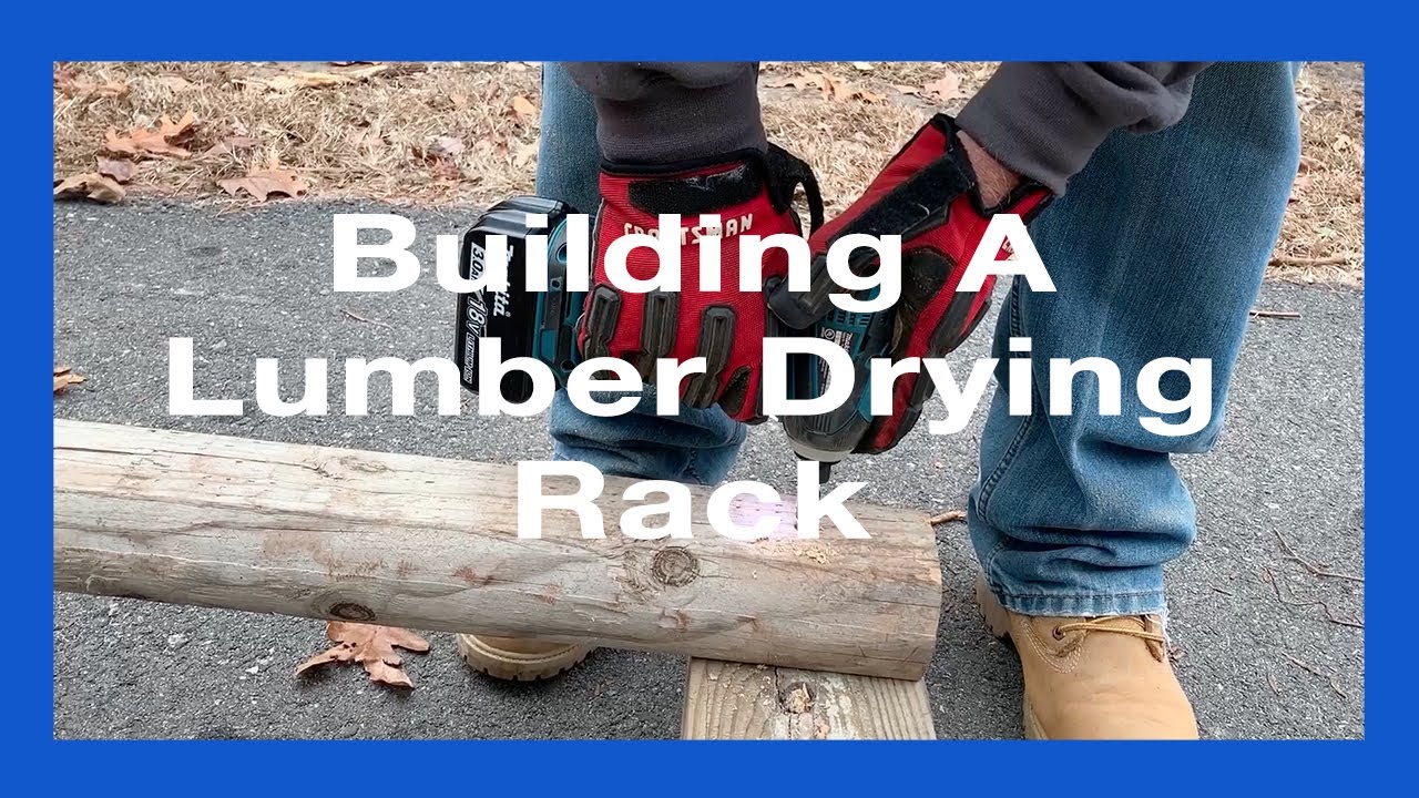 #41 Building a Lumber Drying Rack - YouTube