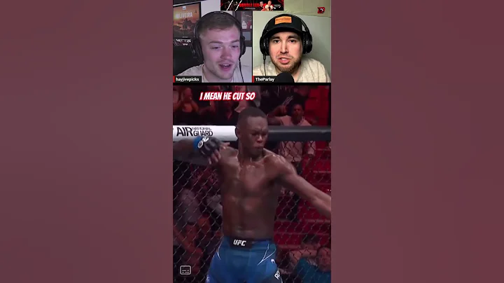 Israel Adesanya with the best celebration of all time