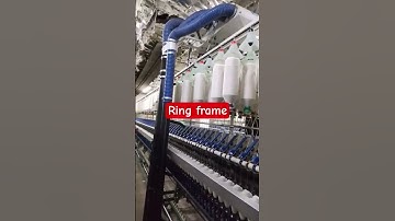 Ring frame #ringmachine #machine #textile