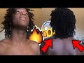 This Braidout Made My Dreads Drop Longer!! | CURLY DREADS