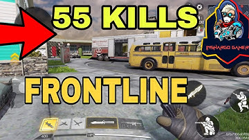 Call Of Duty Mobile FRONTLINE Gameplay | 55 Kills Record | COD Mobile Frontline Mode❗