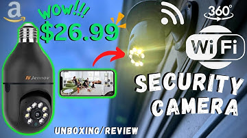 Light Bulb Security Camera Wireless - Unboxing/Review