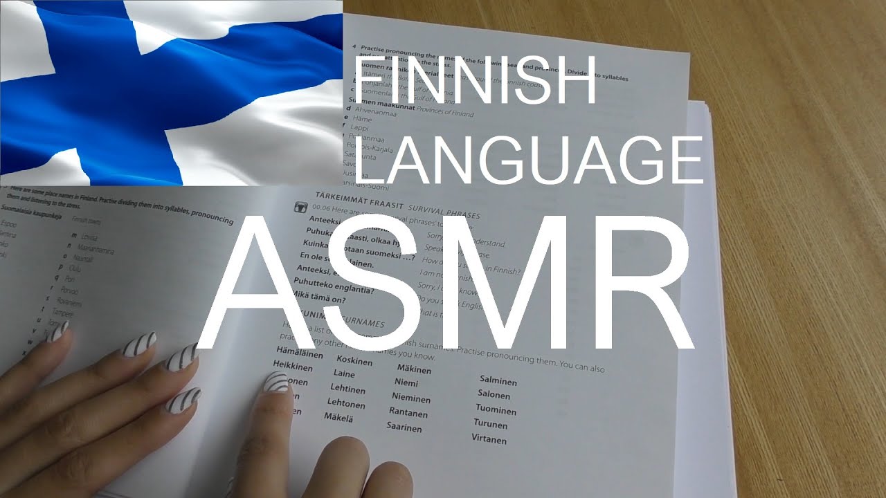 ASMR FINNISH WHISPERING  ✨ relax and fall asleep