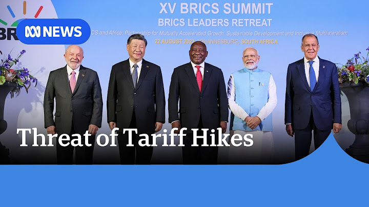 Trump threatens BRICS nations with 100 per cent tariffs | ABC News