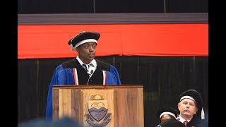 Ace Moloi tells graduates to liberate themselves by telling their stories of adversity